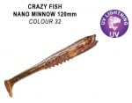 Crazy Fish Nano Minnow 12 см. Силиконова примамка