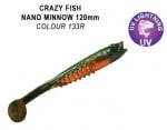 Crazy Fish Nano Minnow 12 см. Силиконова примамка 133R