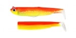 Fiiish Black Minnow Combo №1, 7cm, 3g Комплект Orange/Yellow Джиг глава + Orange/Yellow силикон