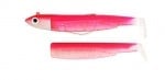 Fiiish Black Minnow Combo №3, 12cm, 25g Barracuda Tour Комплект Fluo Pink Джиг глава + Fluo Pink силикон