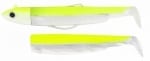 Fiiish Black Minnow Combo №3, 12cm, 25g Barracuda Tour Комплект Fluo Yellow Джиг глава + Fluo Yellow силикон