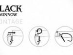 Fiiish Black Minnow Combo №3 - 12 cm, 6g Treble Hook Комплект Схема