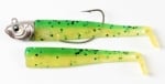 GT-Bio Roller Shad Combo 6.5cm/6.0g Силиконова примамка комплект Jalapeno Shad Green Perch