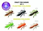 Crazy Fish KASARI 4см Силиконова примамка Микс  М4