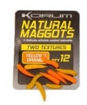 Korum Natural Maggots Силиконова примамка Yellow/Orange