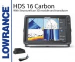 Lowrance HDS 16 Carbon StructureScan 3D Сонар