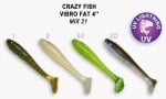 Crazy Fish Vibro Fat 10см. Силиконова примамка Микс М21
