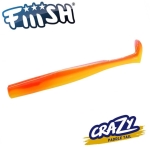 Fiiish Crazy Paddle Tail 220 Силиконова примамка тела Fluo Pink Mango Juice
