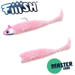 Jig Head 6g + 2 Lure Bodies 7.5cm - Neon Pink