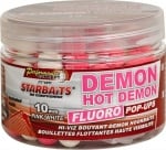 Starbaits Pop Up Fluoro 10mm 60g Флуоресцентни плуващи топчета Hot Demon