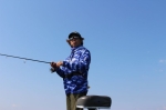 Owner SUN BLOCK HOODIE BLUE UPF50+