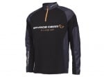 Savage Gear Tournament Gear Shirt 1/2 Zip Black Ink Блуза S