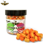 Пушещи фидер дъмбели BATTLE BAITS Fluo LED Wafters 