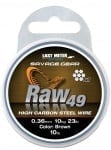 Savage Gear Raw49 Uncoated Brown 10m Влакно 7 нишково 0.36mm 11kg 24lb