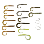Savage Gear Rib Worm Kit 30+17pcs Комплект силиконови червеи 1