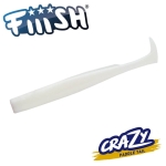 Fiiish Crazy Paddle Tail 120 Тела за силиконова примамка  Ghost Minnow White Coco
