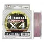 YGK PE Line Real Sports G-soul X4 Upgrade 150 m Плетено влакно различни цветове