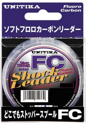 Unitika Silver Thread Mini Shock Leader 30m Влакно флуорокарбон