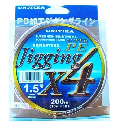 Unitika Univenture Jigging X4 Влакно