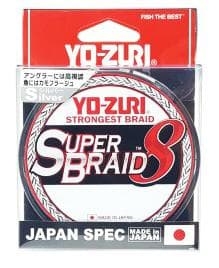 YO ZURI SuperBraid X8 150m Silver Плетено влакно