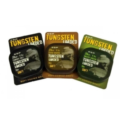 ESP Tungsten Loaded Soft Шаранджийски повод с покритие