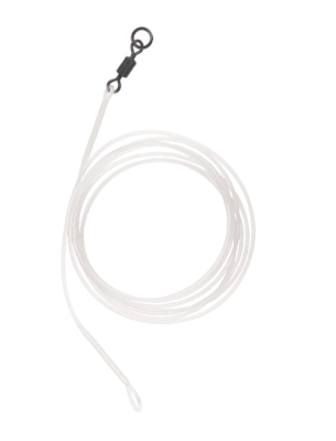 Carp Spirit Fluoro Leader Ring Swivel Готов флуорокарбон повод с вирбел